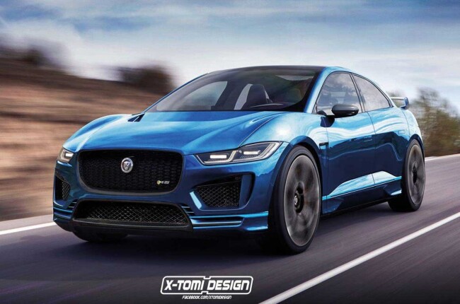 کراس‌اوور الکتریکی داغ جگوار I-Pace SVR .jpg