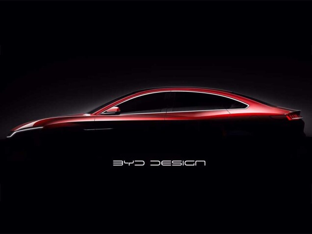 اولین تصاویر از سدان کاملاً جدید بی‌وای‌دی هان منتشر شد + جزئیات