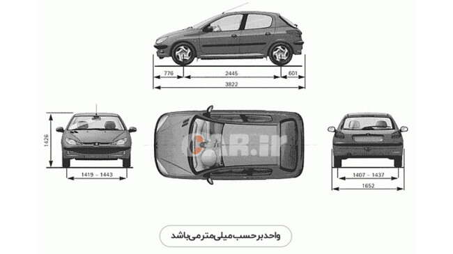 پژو ۲۰۶ تیپ ۲