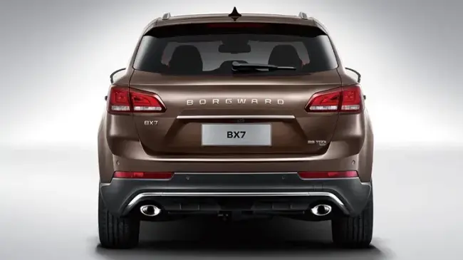نمای عقب بوگوارد bx7 از نزدیک.webp