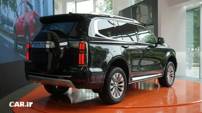 نمای عقب تانک 500 HEV