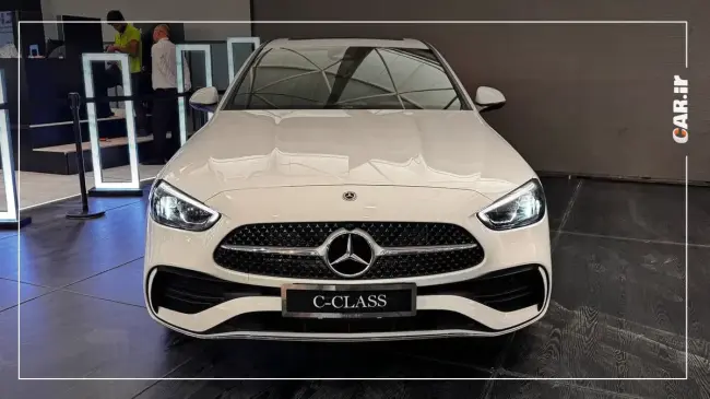 نمای جلوی مرسدس بنز C200 لانگ مرسدس بنز ستاره ایران (2).webp