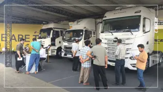 حضور گروه بهمن در پایانه بار نسیم‌شهر با نمایش و فروش محصولات تجاری منبع سایت car.ir