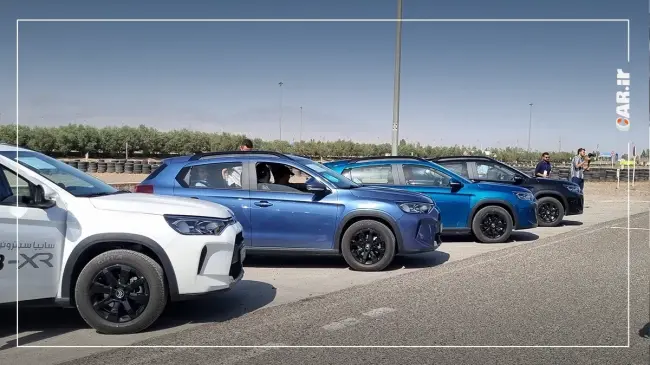 تست سیتروئن c3-xr در پیست اختصاصی سایپا سیتروئن سیتروئن C3 XR (2).webp