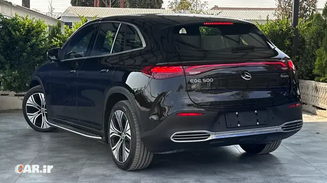 نمای عقب مرسدس بنز EQE 500 - Car.ir