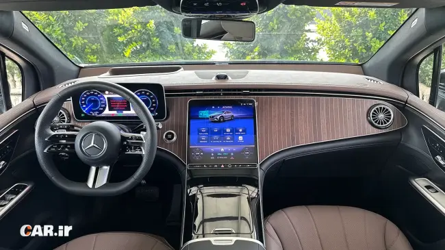 نمای داشبورد مرسدس بنز EQE 500 - Car.ir
