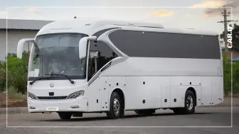 پلاک‌گذاری اولین اتوبوس وی‌آی‌پی 27 نفره سروش موتور ایویکو منبع سایت car.ir