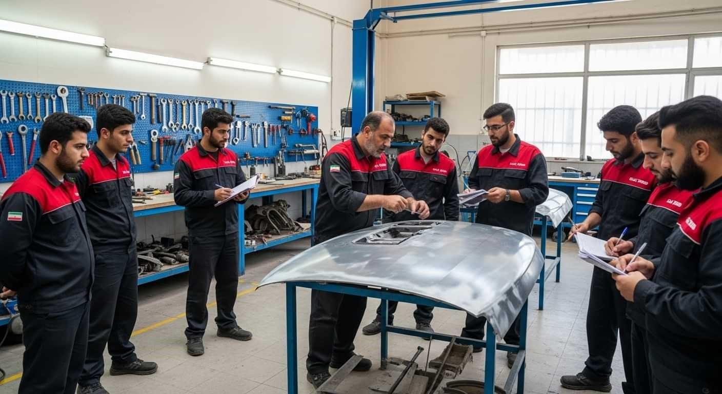 آموزش صافکاری و نقاشی خودرو