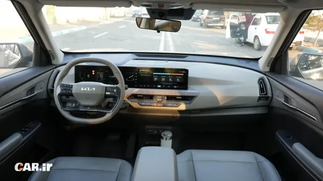 نمای داشبورد کیا EV5 - Car.ir