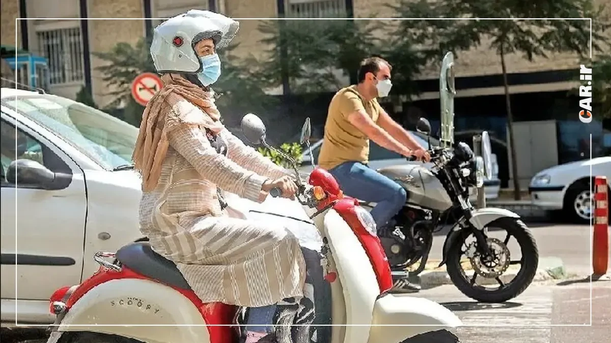 صدور گواهینامه موتورسیکلت برای بانوان رسمی شد