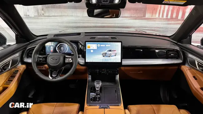 نمای کابین جی ای سی ES9 - Car.ir