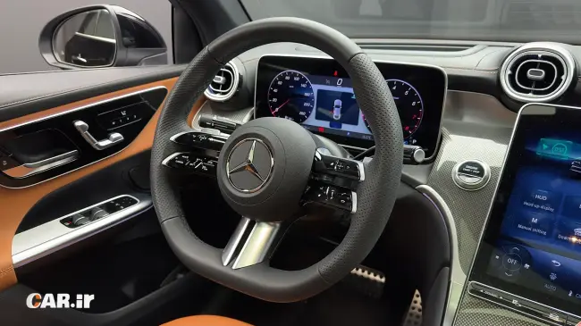 پشت فرمان مرسدس بنز GLC 200 - Car.ir 5.webp