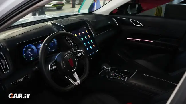 فضای کابین سفیر R7 پلاگین هیبرید - Car.ir